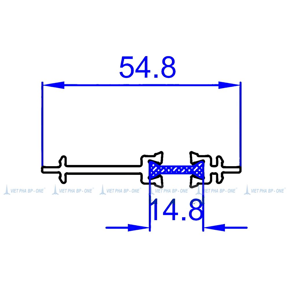 Nhôm thanh định hình hệ cầu cách nhiệt BP-CN3300
